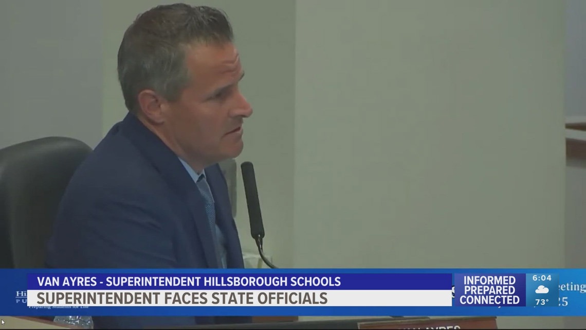 Hillsborough superintendent under fire from school board after removing 600 books from school libraries