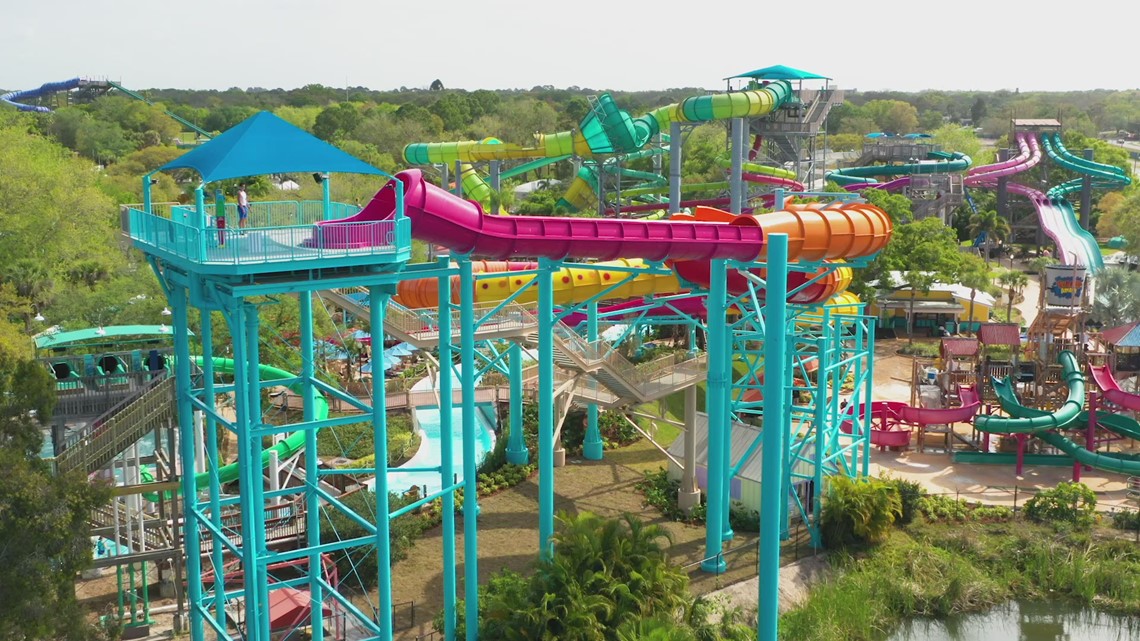 Water Park Attractions Map  Adventure Island Tampa Bay