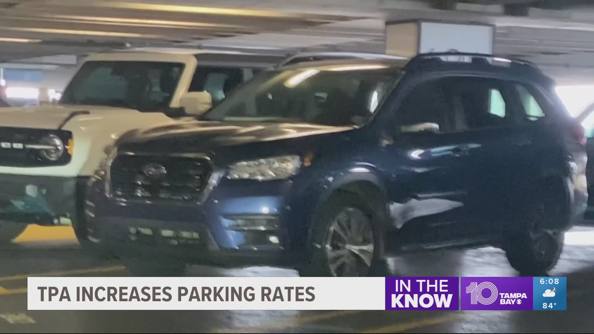 The Hillsborough County Aviation Authority Board of Directors on Thursday approved a parking rate adjustment for the parking garage at TPA.