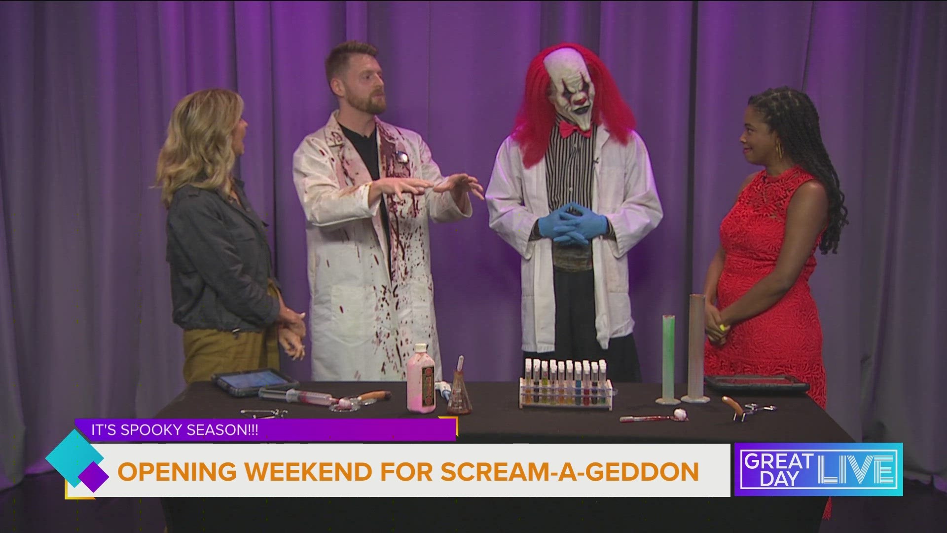 Scream-A-Geddon opens Sept. 8th in Dade City with 6 haunted attractions all in one spot. For tickets visit www.screamageddon.com