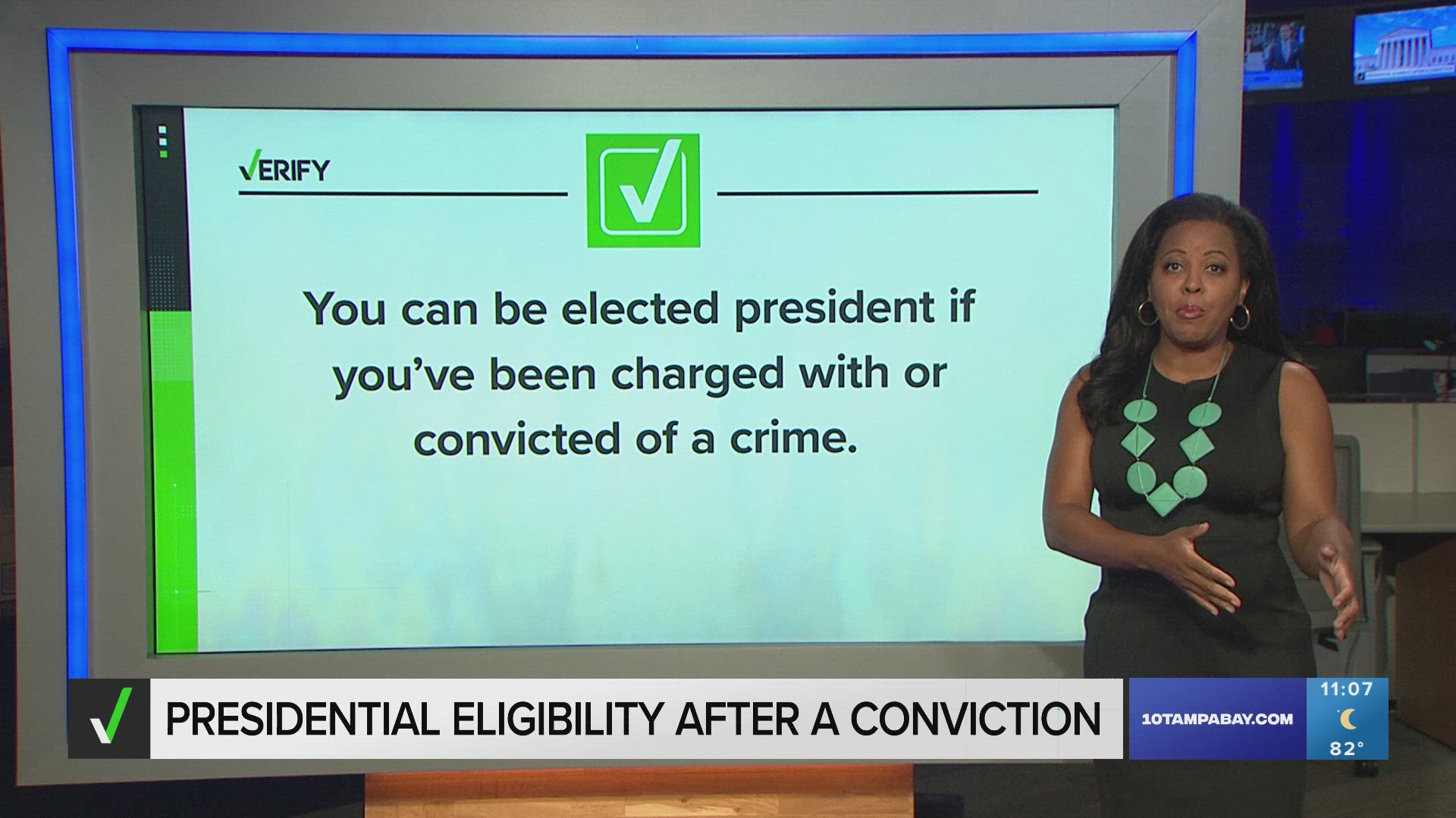 On May 30, Donald Trump was convicted on 34 felony counts. In some states, a felony makes someone ineligible to vote, but they can still run for president.