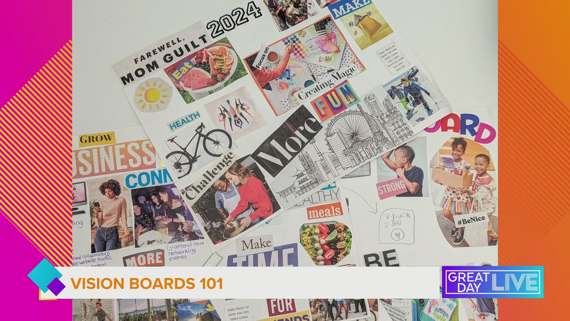 It may be April, but it's never too late to create a vision board! Karimah Henry from 'Crafting a Fun Life' shows us how to make one at home!