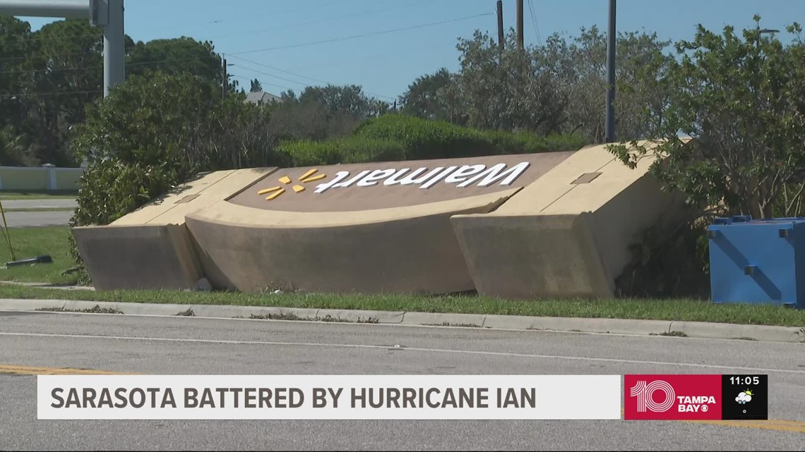 Sarasota County begins recovery efforts after Hurricane Ian downs trees