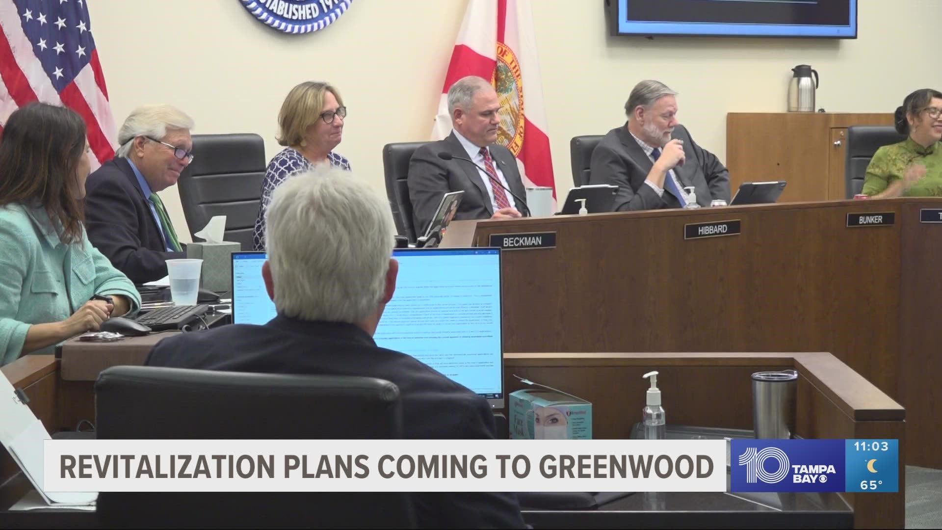 Councilmembers voted to approve a plan for the revitalization of the Greenwood neighborhood.