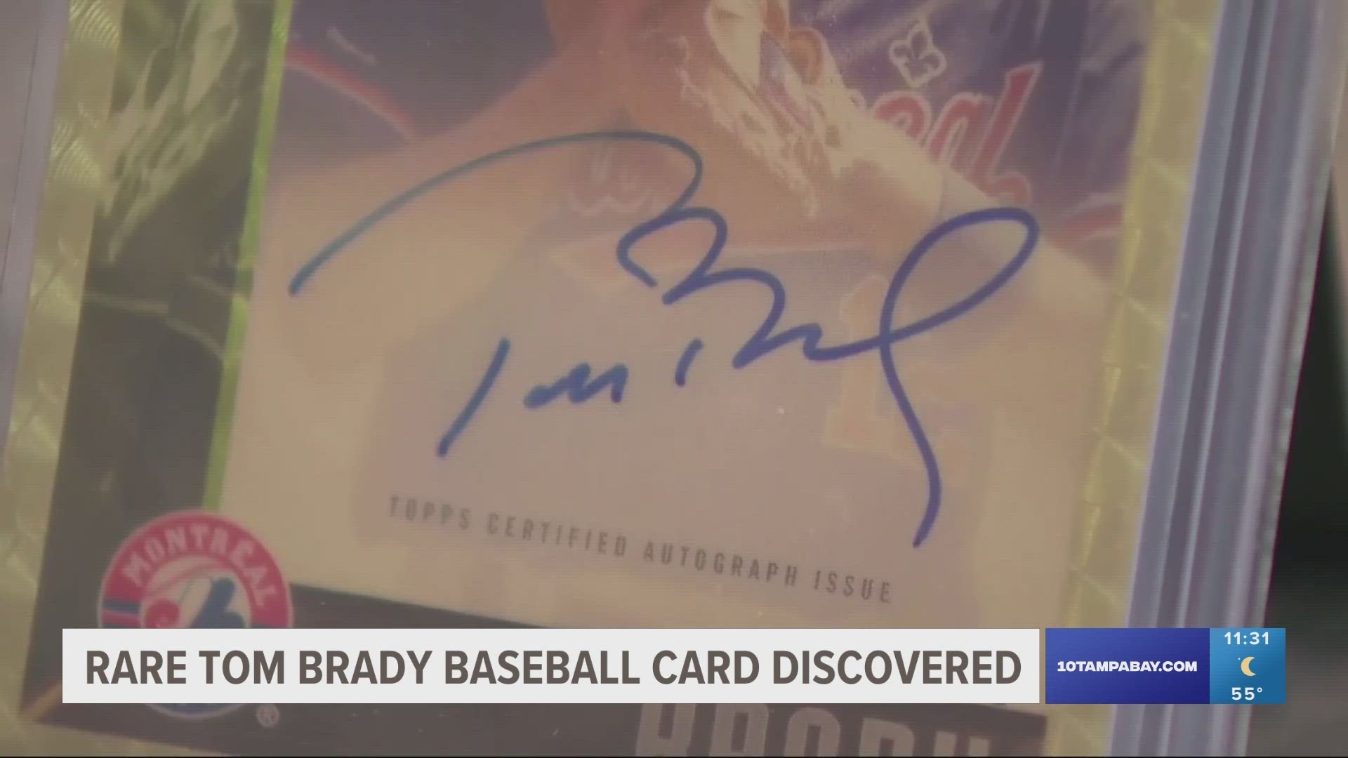 The autographed card, which could be worth up to $1 million, was found in a pack at Triple Diamond Sports Cards and Collectibles this week.