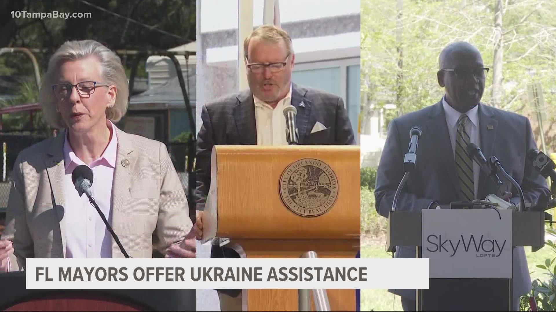 "We have been inspired by the resilience and courage of the Ukrainian people in the face of an unprovoked war against their home," the letter reads.