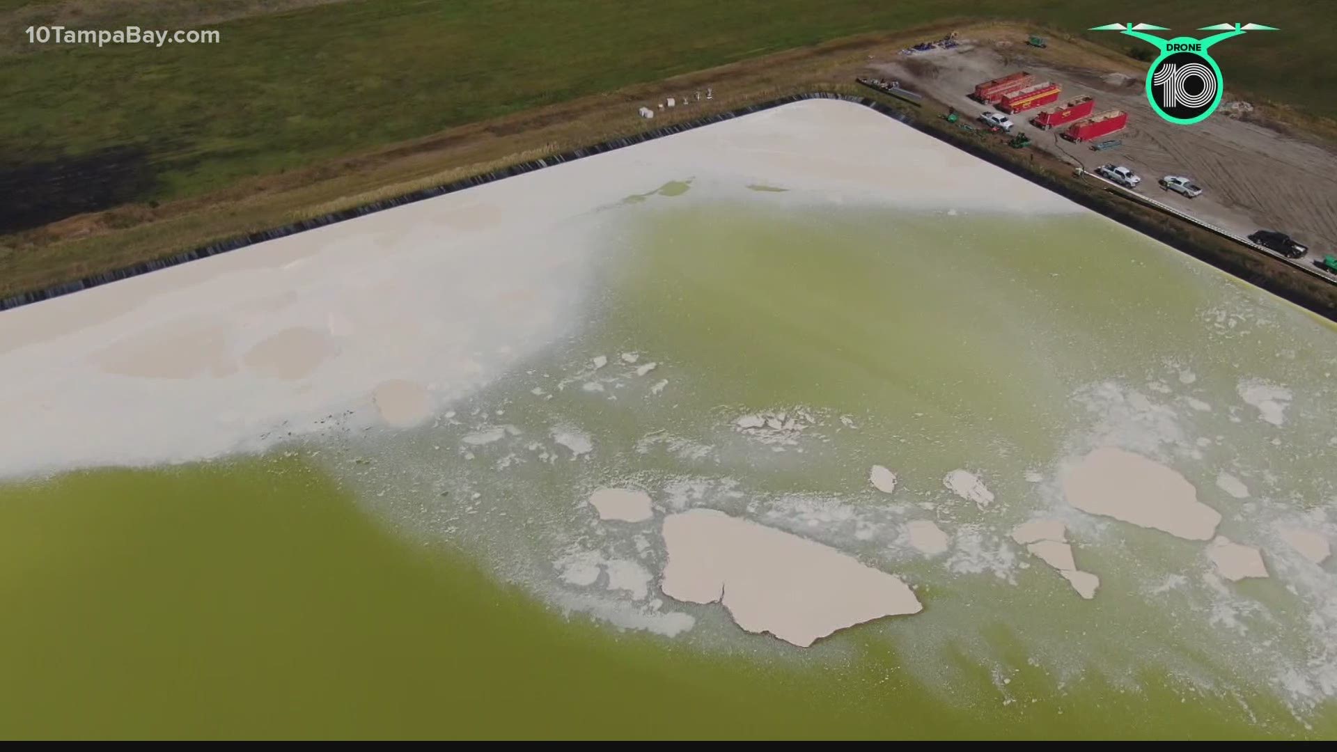 The wastewater is remaining on-site, the state said.