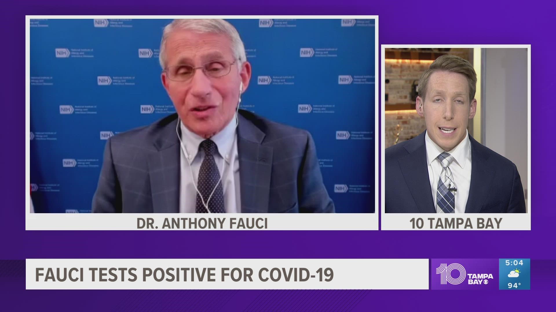 Fauci has been the face of the U.S.'s pandemic response since 2020.