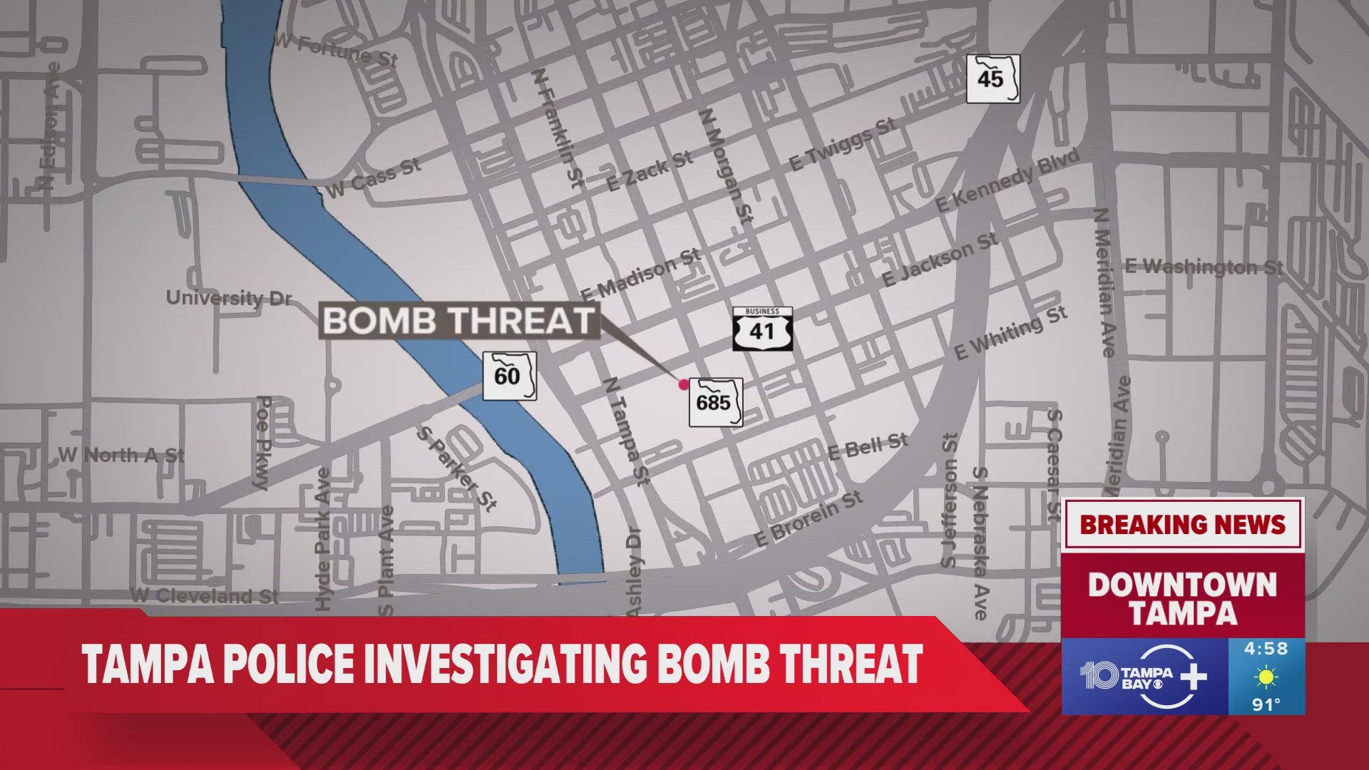 Authorities say there is no threat to public safety.