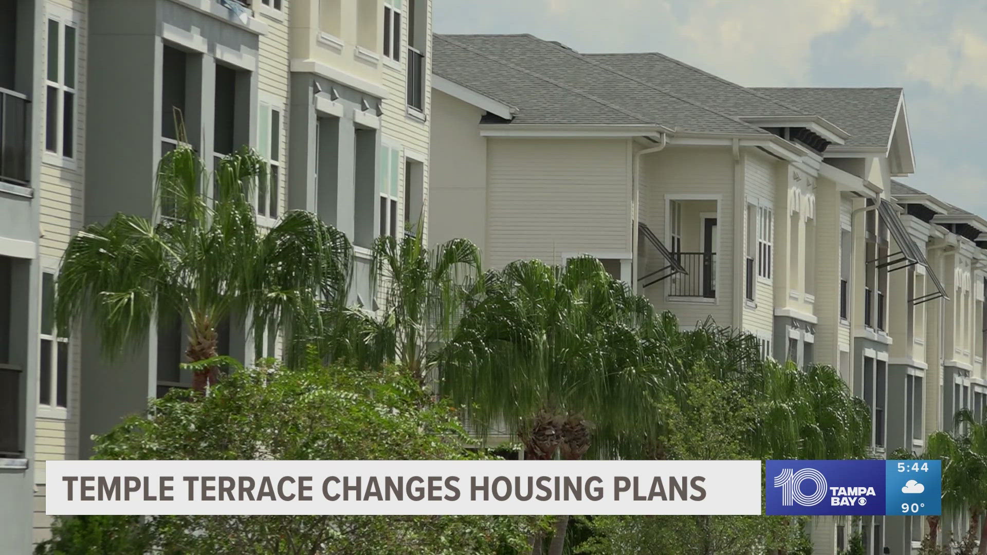 City leaders expect Temple Terrace to need more than 7,000 housing units by 2040, but said there's not enough room to accommodate those numbers.