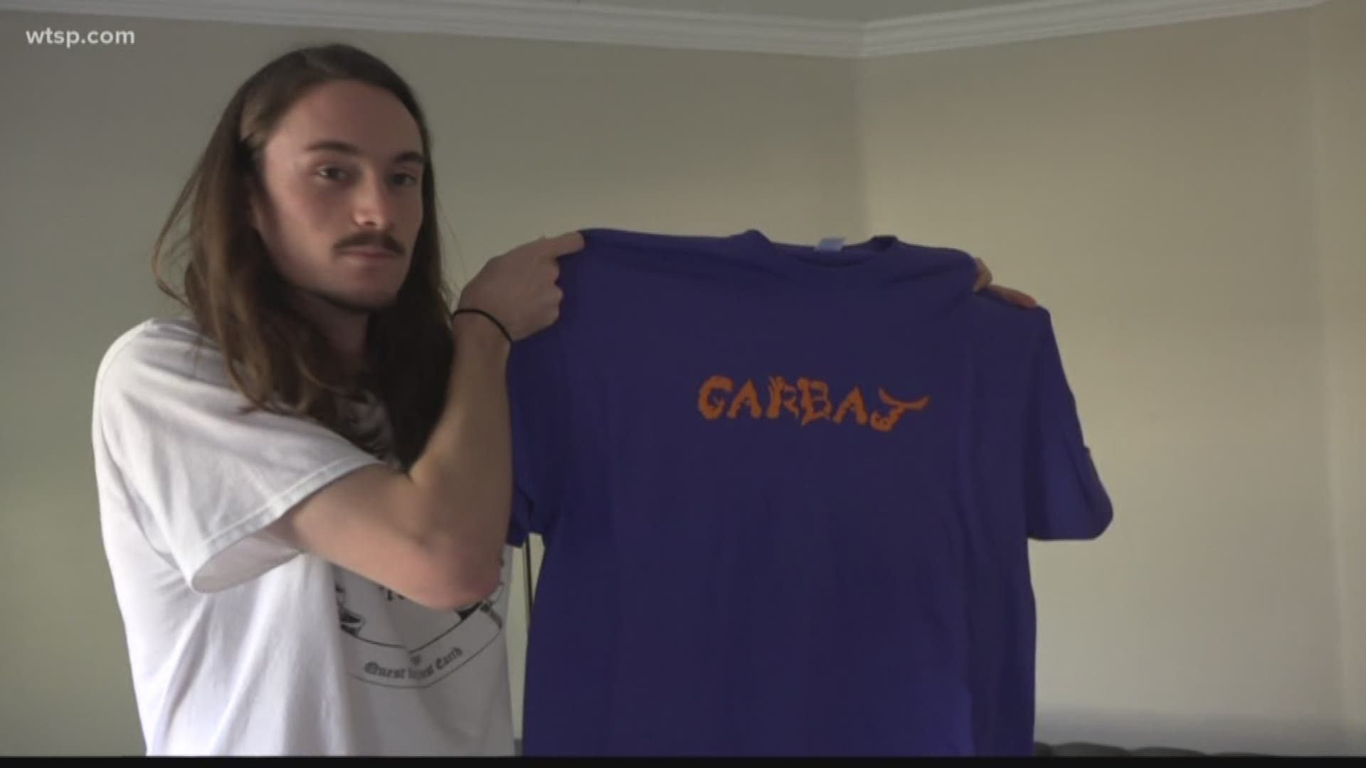 Graham Johnson, 22, is the president of Garbaj Clothing.