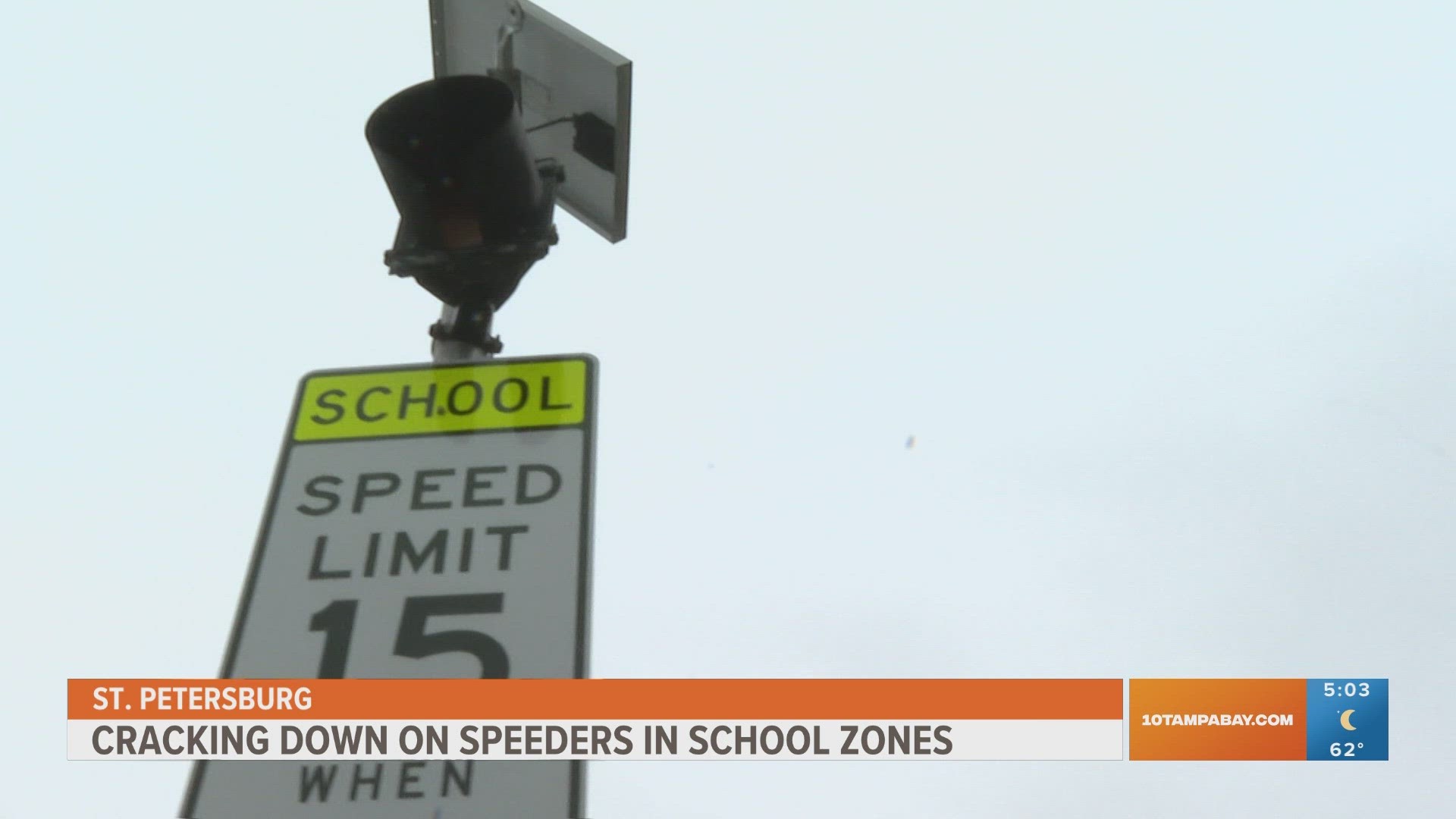 Florida ranks the second most dangerous state for school zone safety. Counties in the Tampa Bay area are cracking down.