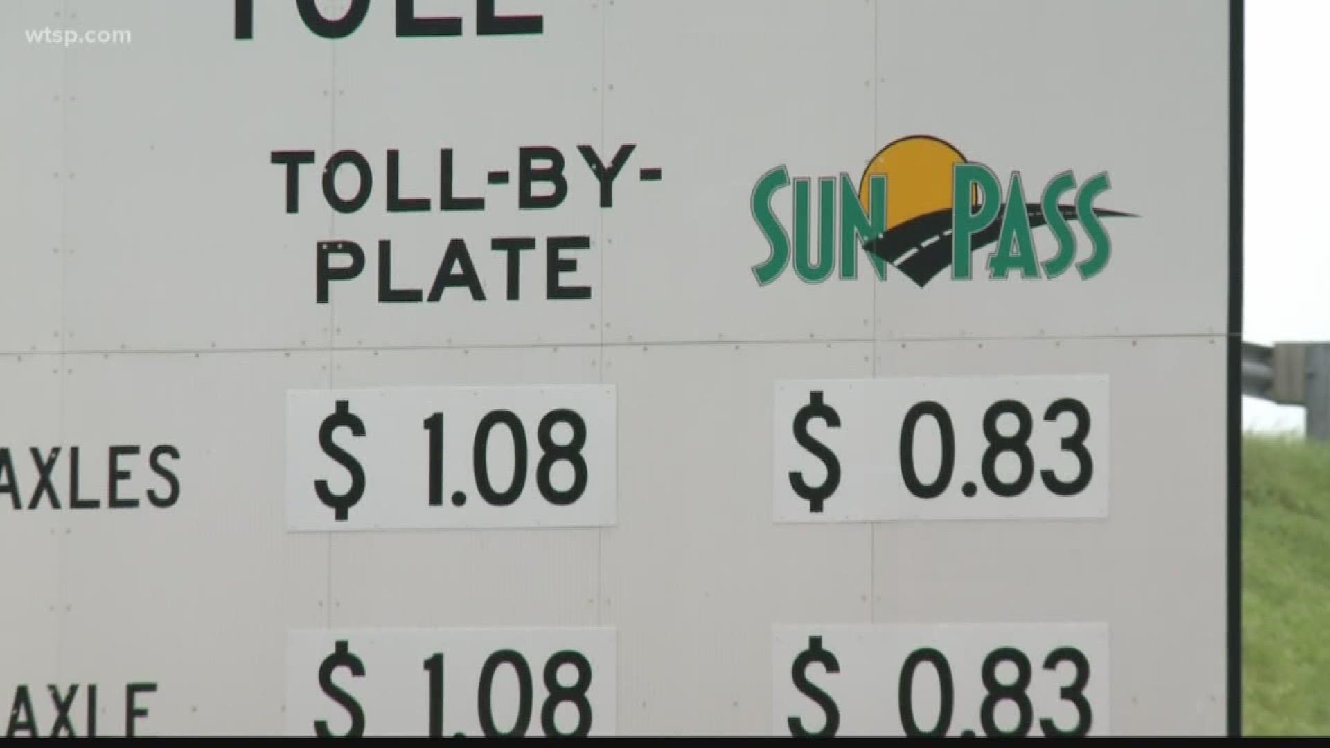 The state is slowly processing the first of approx. 100 million SunPass tolls backlogged.  More will come later in the week