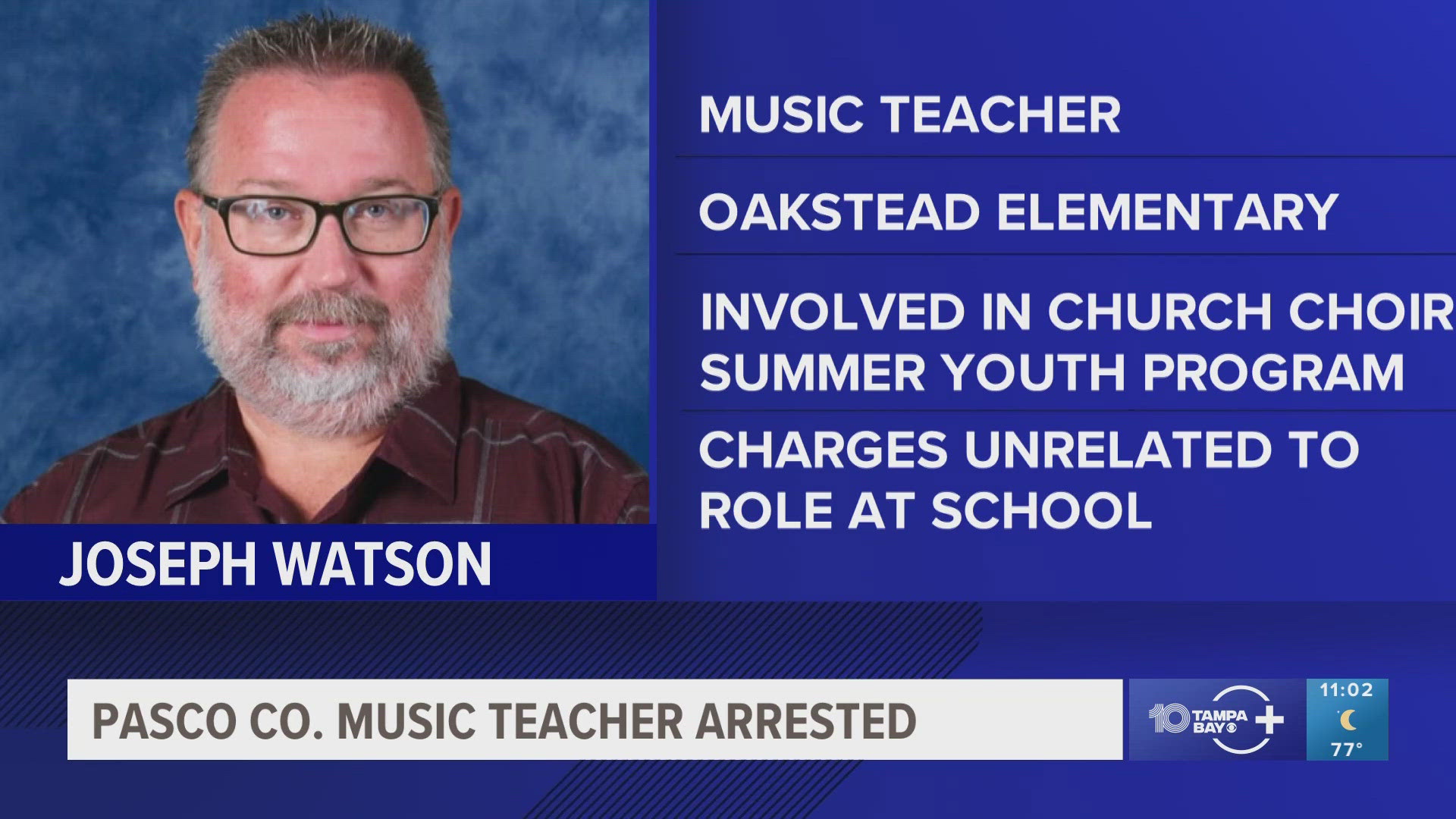 Pasco County elementary school teacher arrested on child porn possession  charges | wtsp.com
