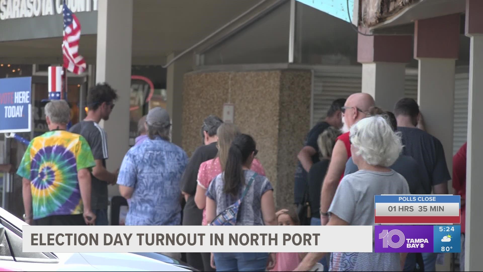 Voters in places hit by Hurricane Ian are making it out to the polls despite changes to some precincts.