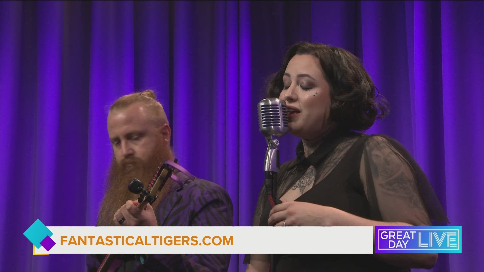 The mellow sounds of the Fantastical Tigers fill our studio on this Wednesday morning.