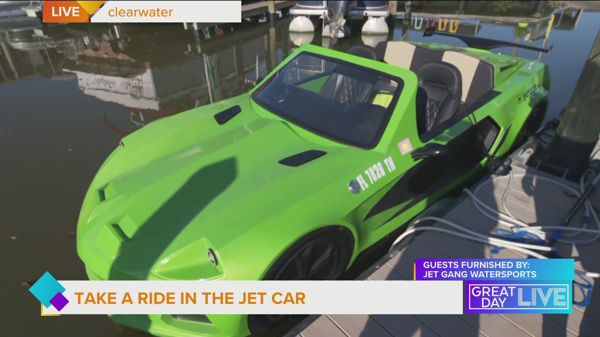 Jet Gang Watersports shows off their Jet Car to GDL. It’s the modern, innovative jet ski experience.