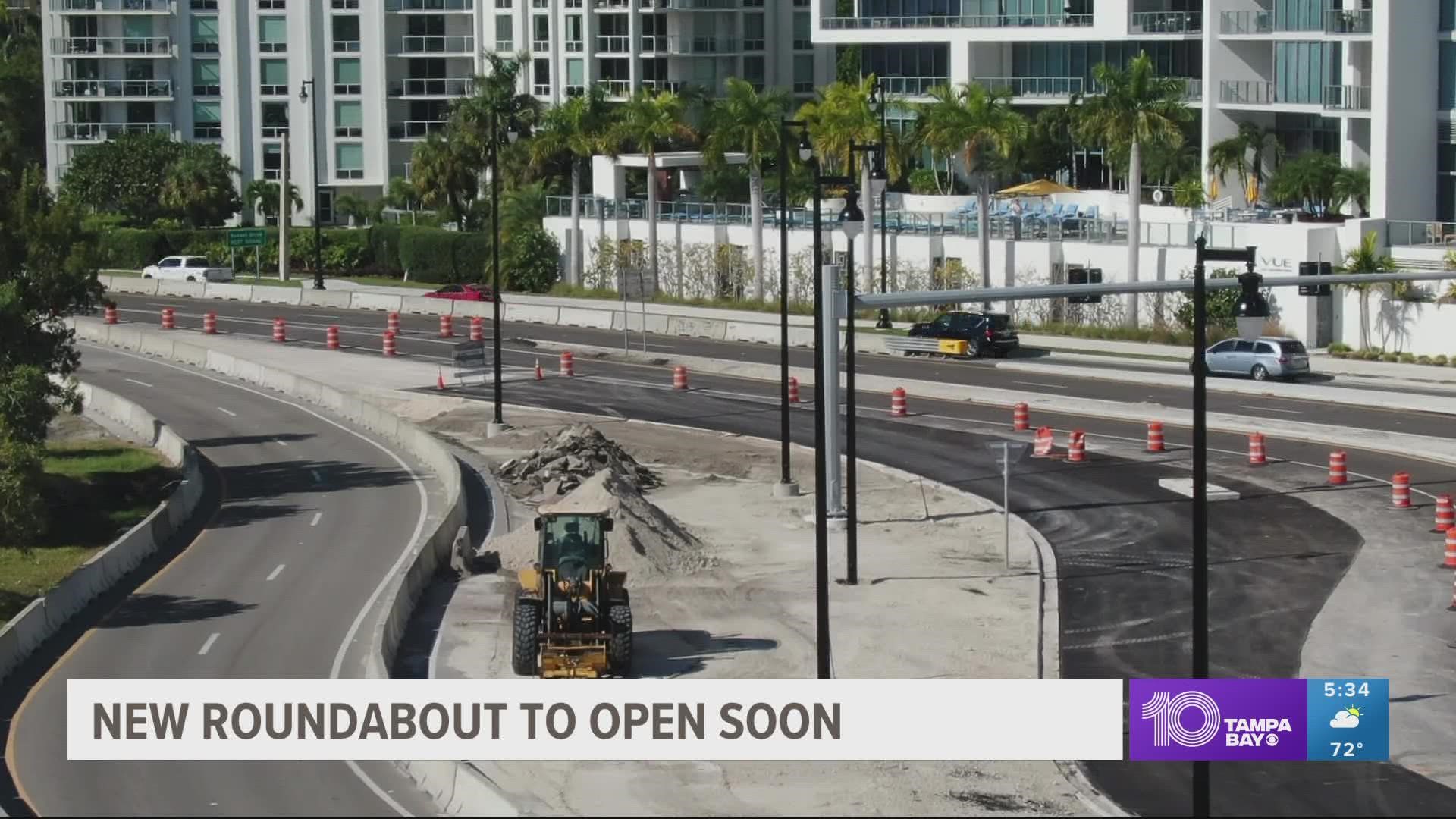 With the roundabout opening, business owners in downtown Sarasota are relieved and looking forward to seeing more patrons.