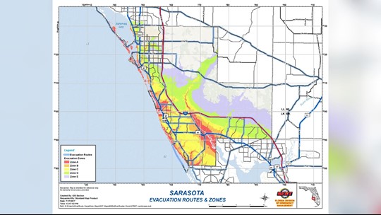 Know your zone: Tampa Bay-area evacuation zones and routes | wtsp.com