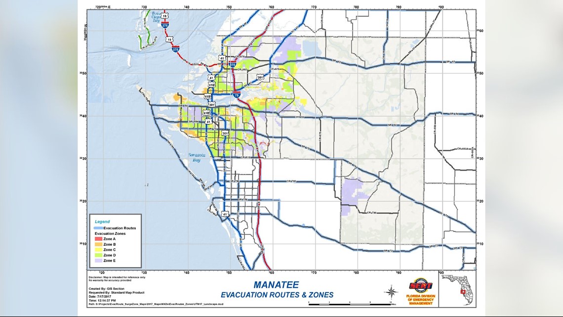 Know your zone: Tampa Bay-area evacuation zones and routes.