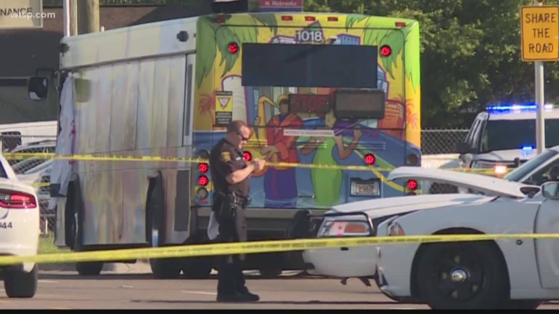 A bus driver was stabbed and killed on a city bus in Tampa Saturday.

Tampa police said the stabbing happened near Nebraska Avenue and Locust Street.

Police said the suspect got off the bus and ran towards Interstate 275. 

Officers said they were able to find the suspect and arrest him.