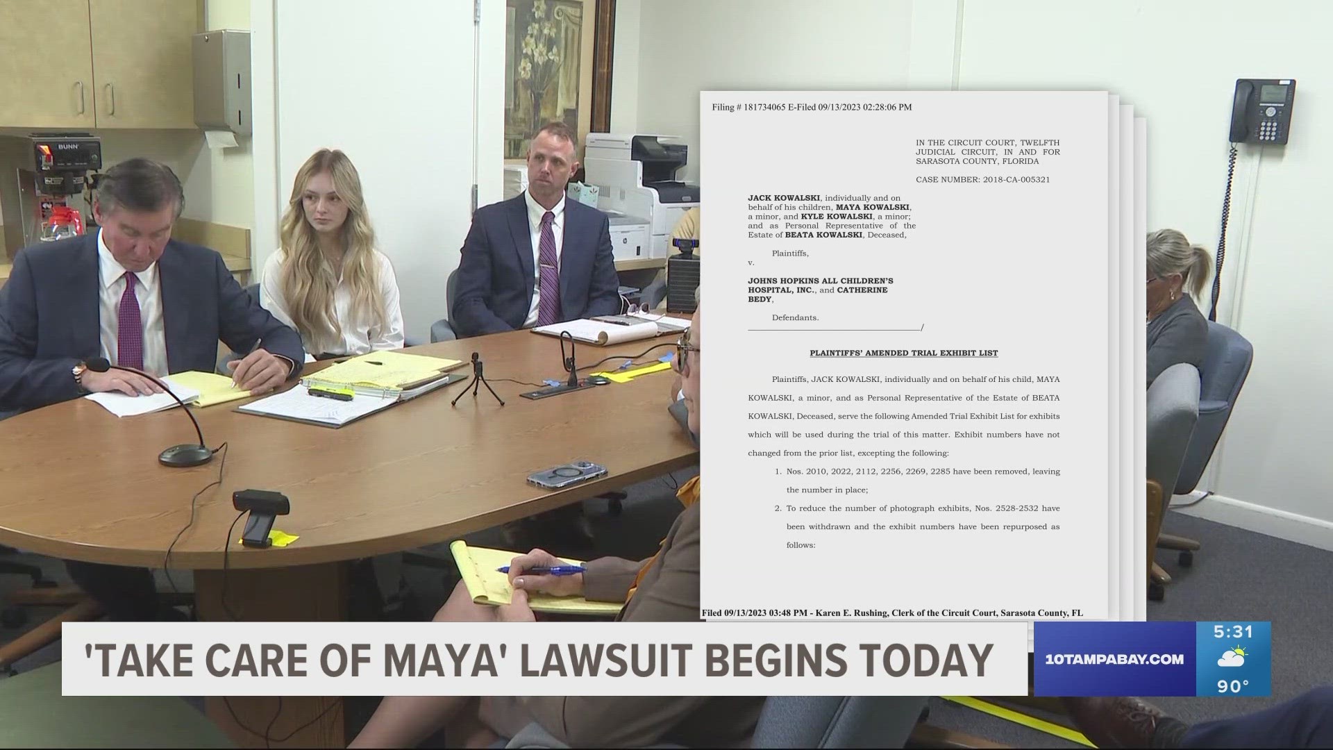 When they took Maya to All Children's, the family says the staff was concerned that she was regularly being given a high dose of such a strong anesthetic.