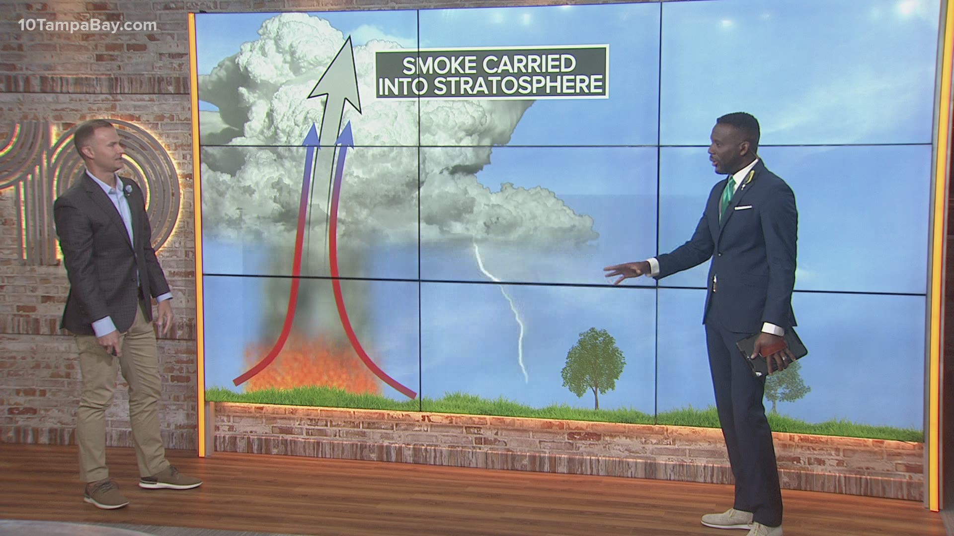 Weather conditions can carry smoke from California all the way across the country.
