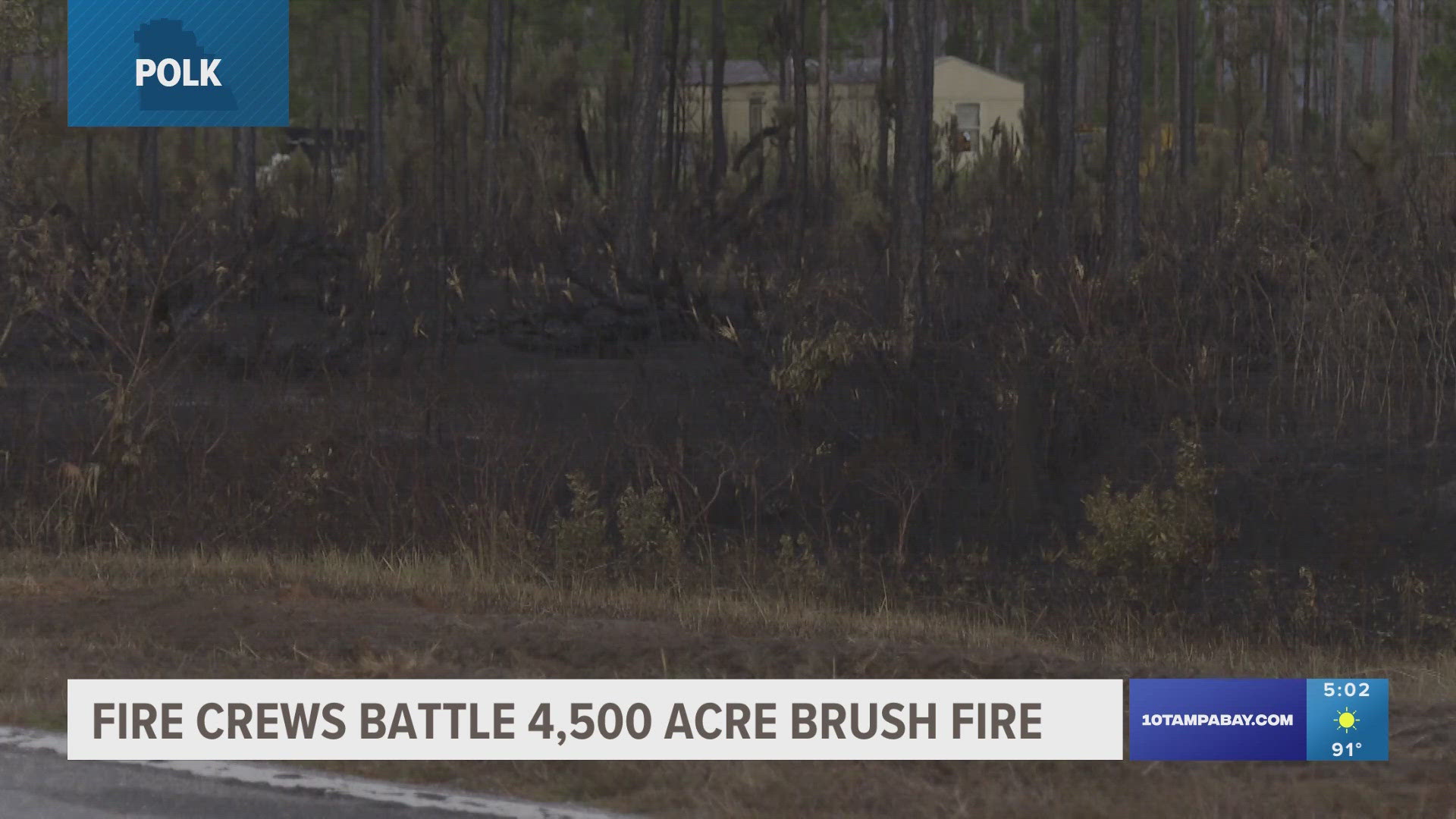 The total acreage burned near the complex is still 4,500, according to crews.