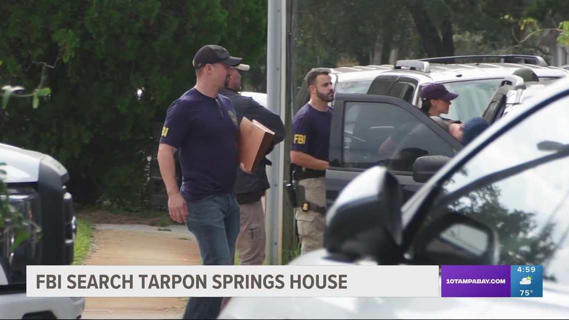 FBI conducting 'court-authorized' activity at Tarpon Springs home ...