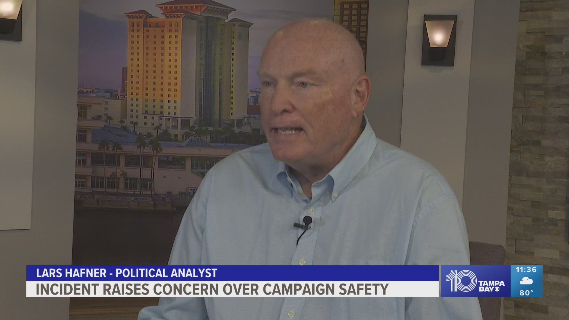 Sunday afternoon's incident in Florida is raising concerns over campaign safety.