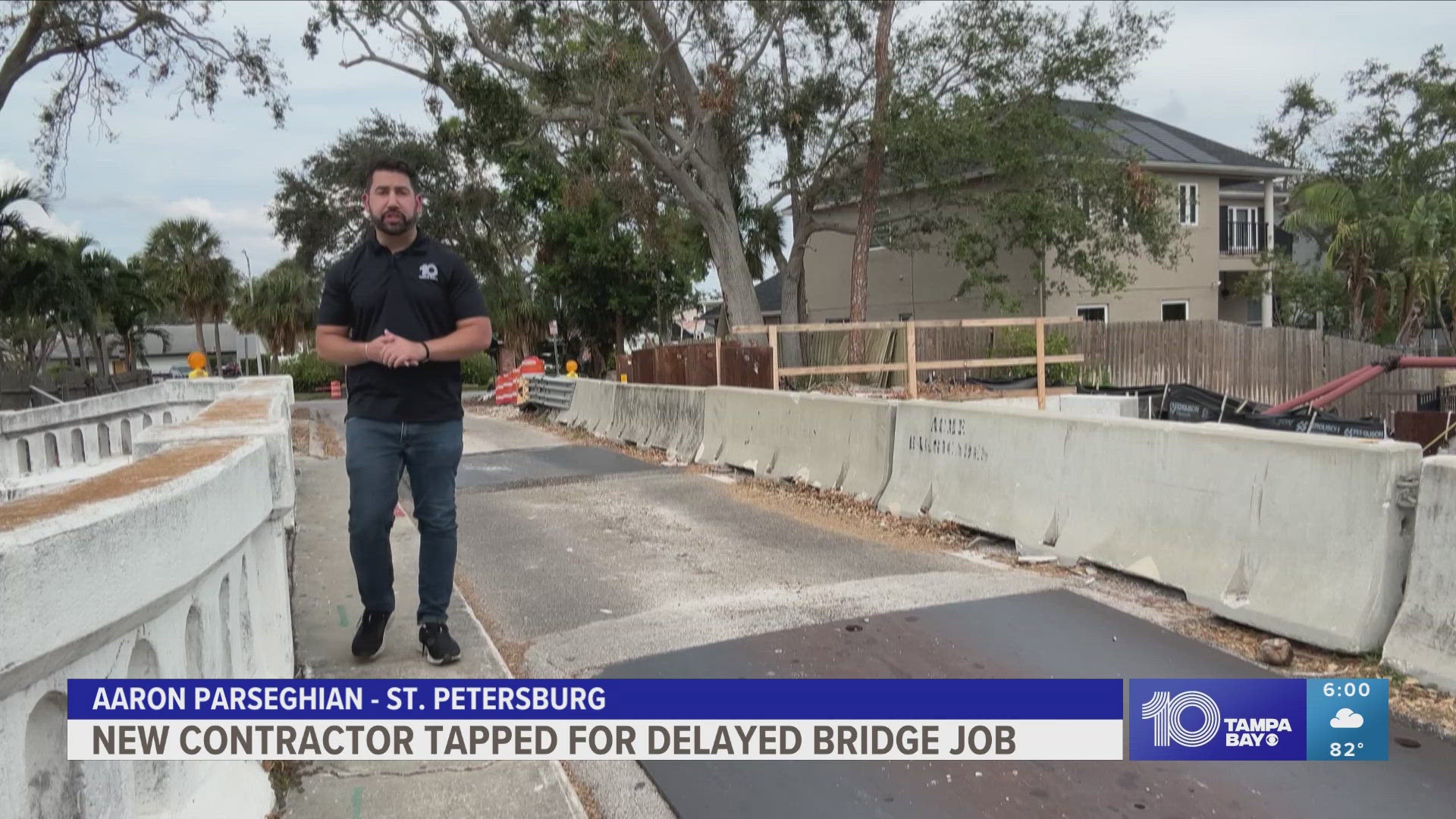 According to documents, St. Pete City Council is expected to take up a resolution Thursday to allow a new contractor to resume work on the Tanglewood Bridge.