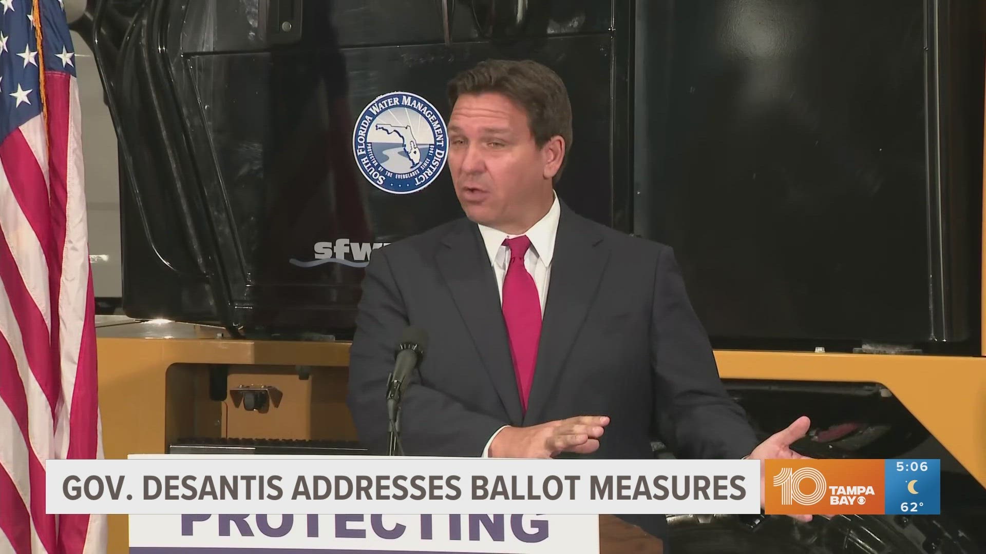 Gov. Ron DeSantis commented on the abortion and marijuana initiatives that will be on the November ballot.