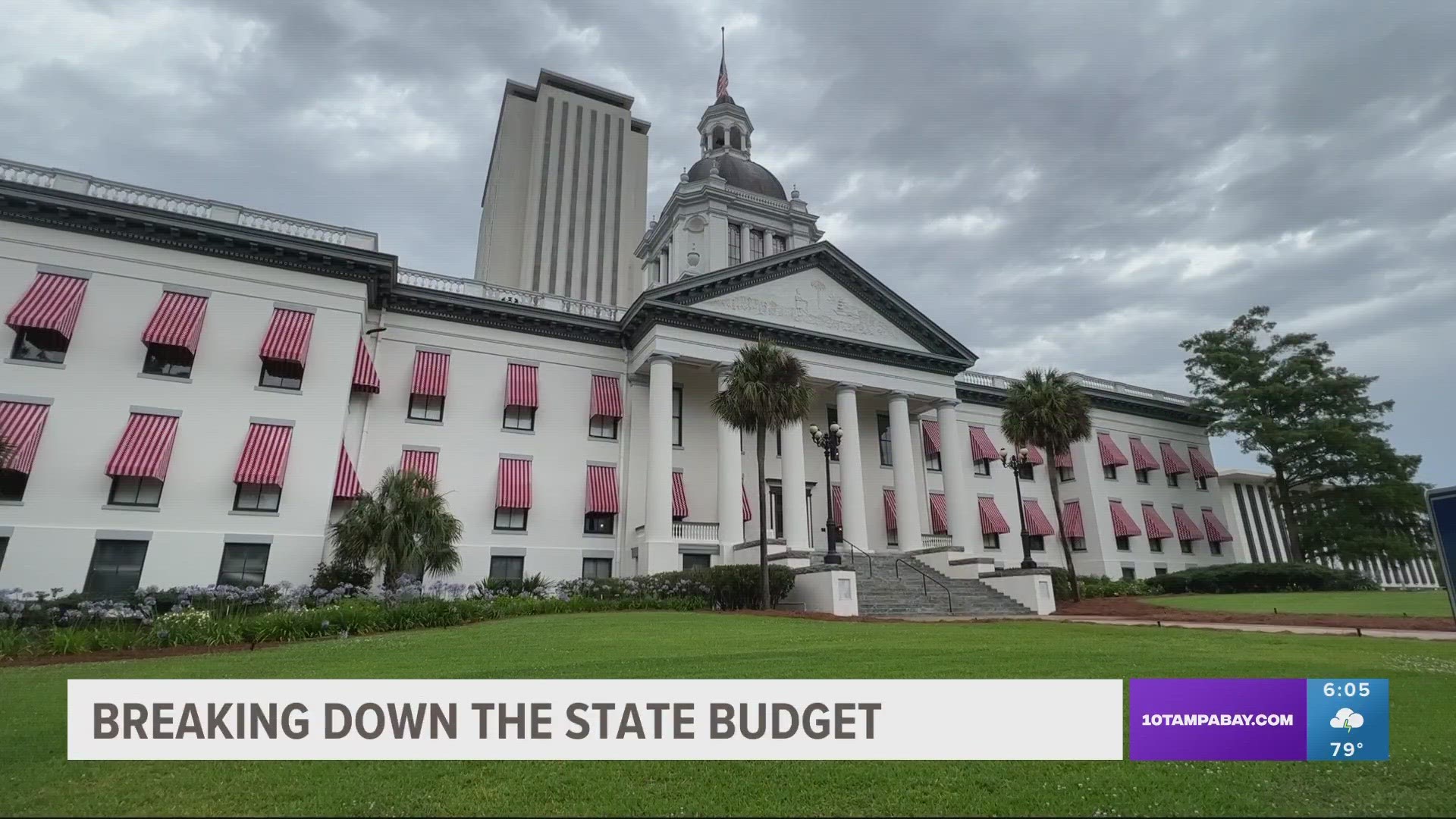 The governor used a budget-signing event in Fort Pierce to contrast Florida’s budget with financial conditions in other large states and the country.