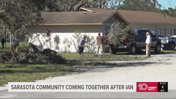 How one Sarasota community is coming together after Hurricane Ian