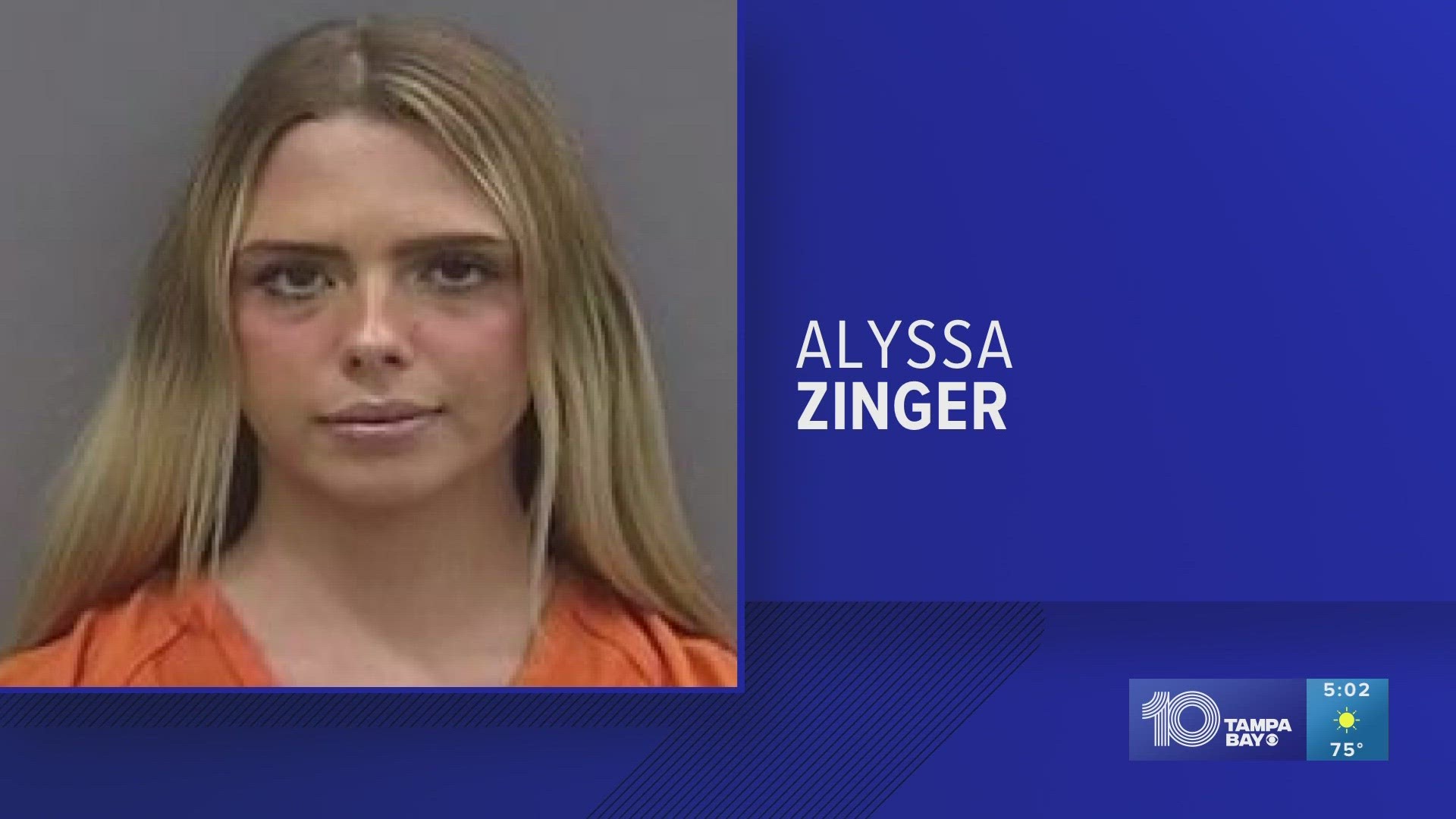 Alyssa Zinger has been charged with 11 felonies and faces up to 146 years in prison if convicted.