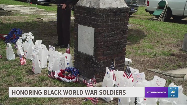 Honoring Black World War soldiers at Memorial Park in Tampa