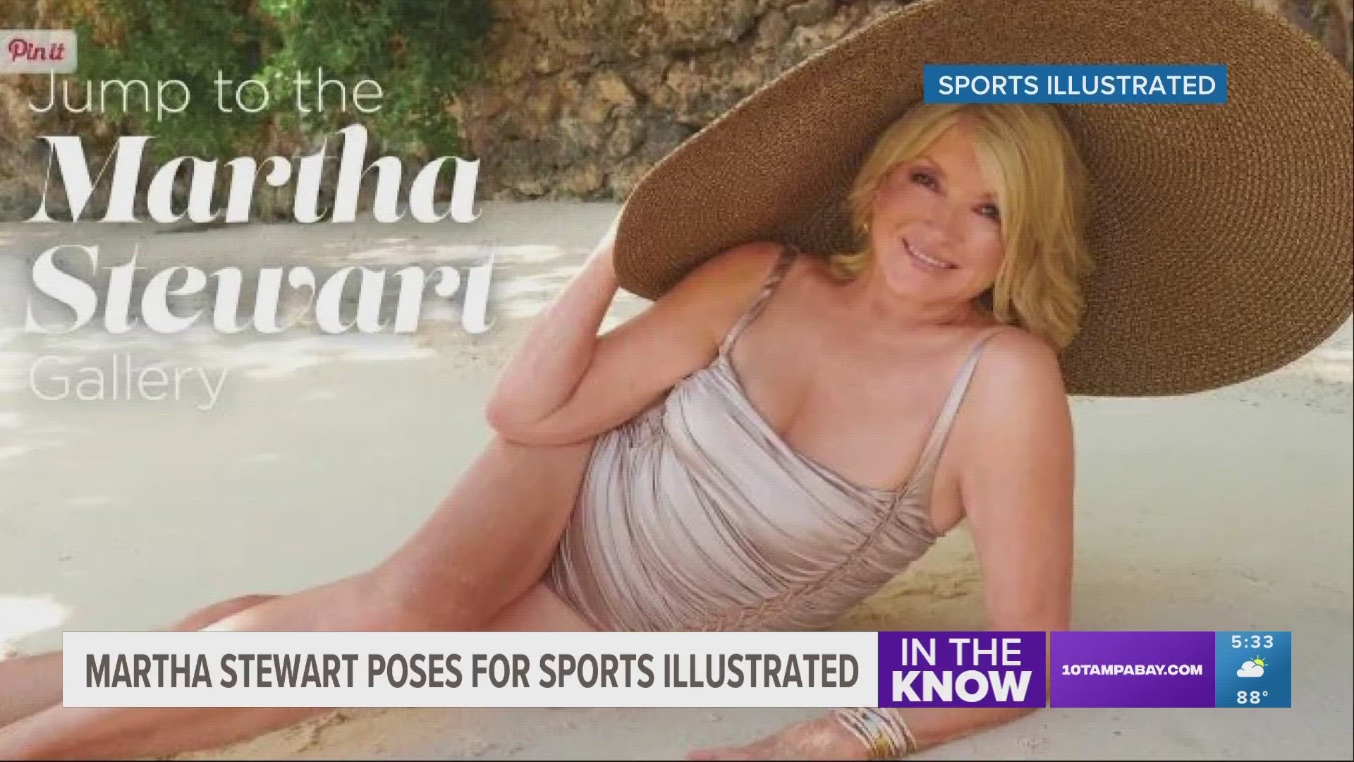 Martha Stewart told Sports Illustrated she was motivated to participate in the swimsuit edition to show that women can look good and feel great at any age.