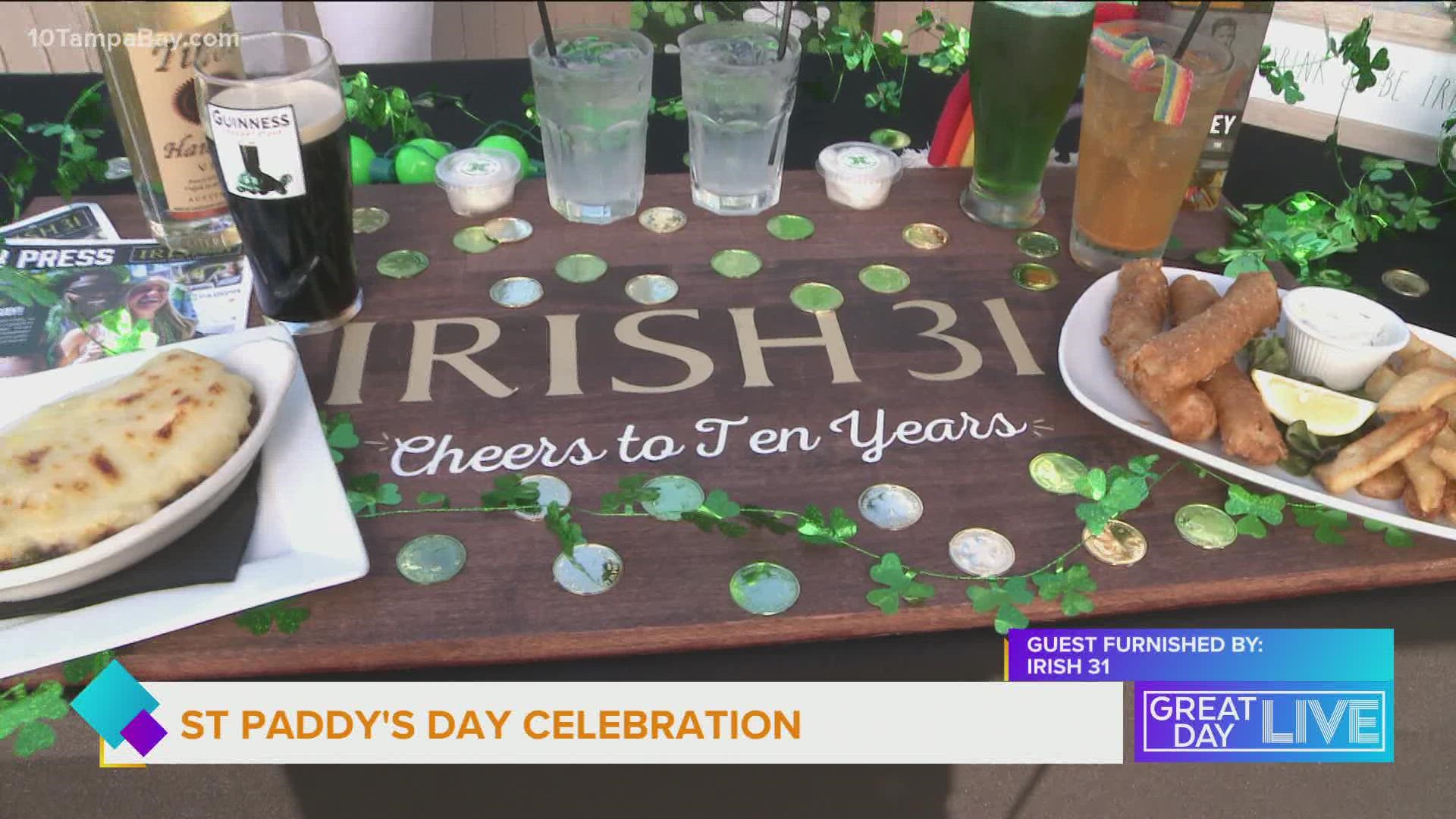 Irish 31 is hosting Paddyfest tonight with live music, green beer and much more at each of its locations.