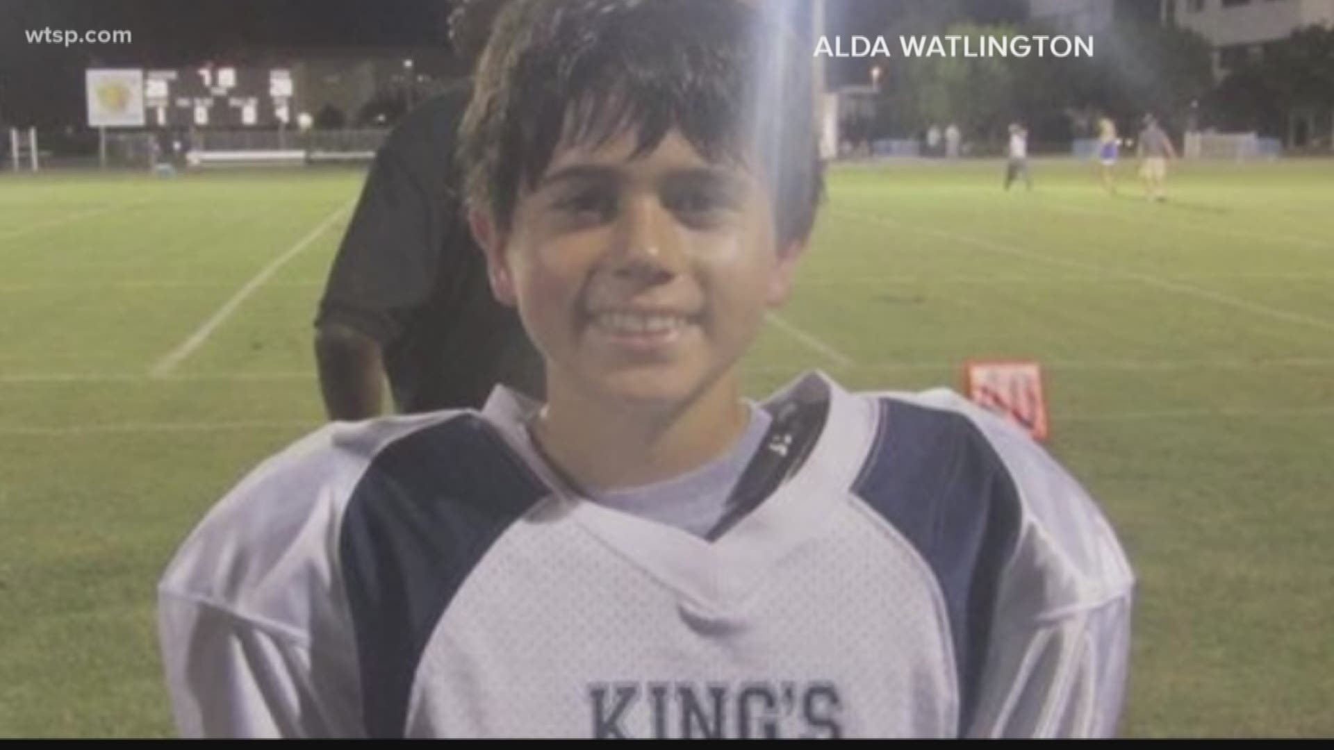 Jesse Watlington, 11, was killed in 2012 when he was struck by lightning during football practice at a school in Fort Myers. His parents Chuck and Alda went on a mission to help others. They found something called the WeatherBug lightning detection system. They now donate the system to schools around Florida in Jesse's memory.