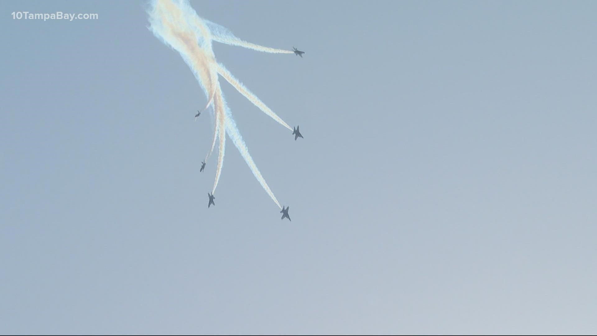 What would the Tampa Bay AirFest be without a sight to see from the U.S. Navy Blue Angels?