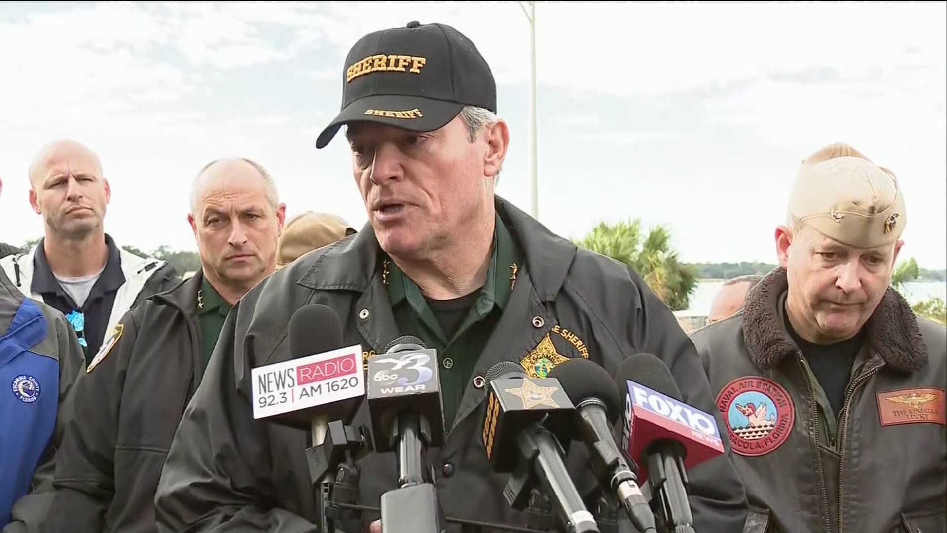 Escambia County Sheriff David Morgan said two deputies who engaged the shooter were shot. One of the deputies shot and killed the shooter.
