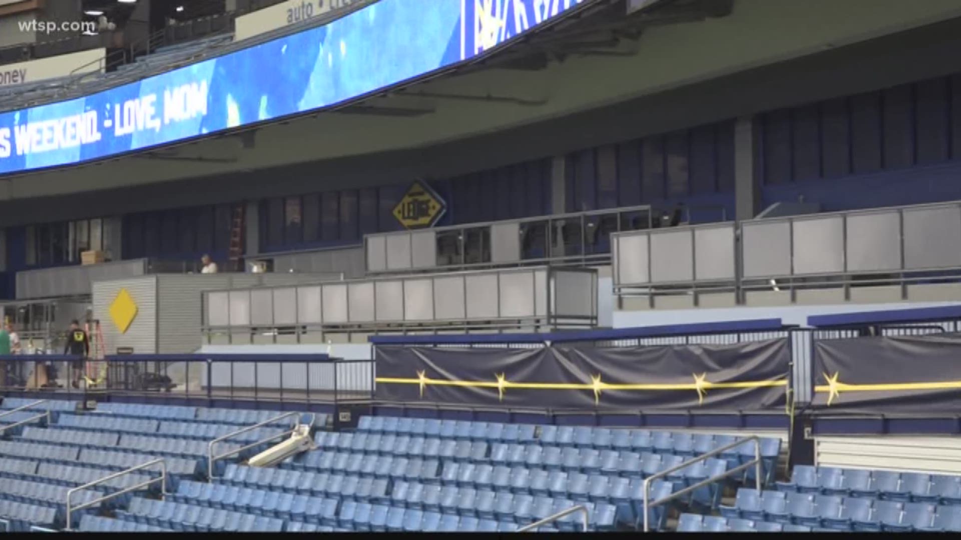 The home of the Tampa Bay Rays also welcomed new entryways, restaurant remodels and a cash-free system.