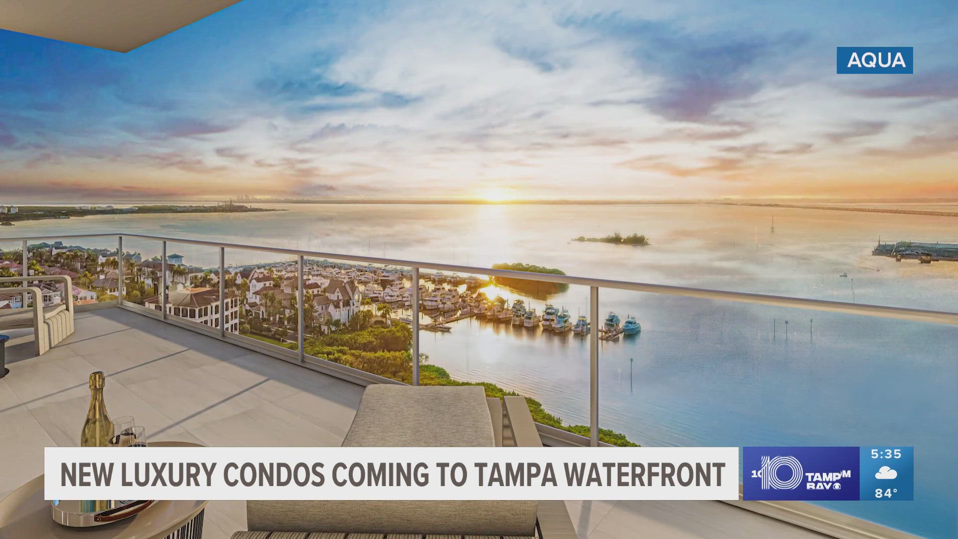 Aqua is expected to tower over Old Tampa Bay near the Westshore Yacht Club.