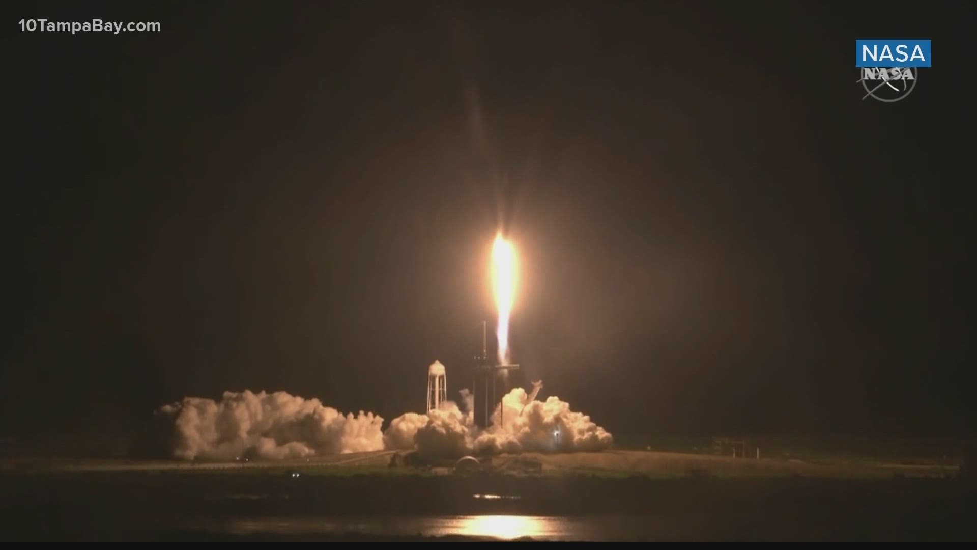 It is the second crewed launch of NASA astronauts aboard SpaceX's Dragon capsule.