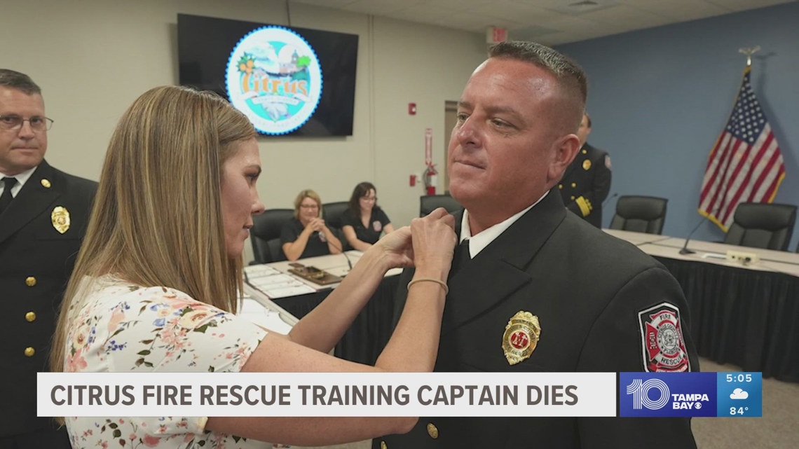 Citrus County Fire Rescue Mourns Loss Of Training Captain Killed 