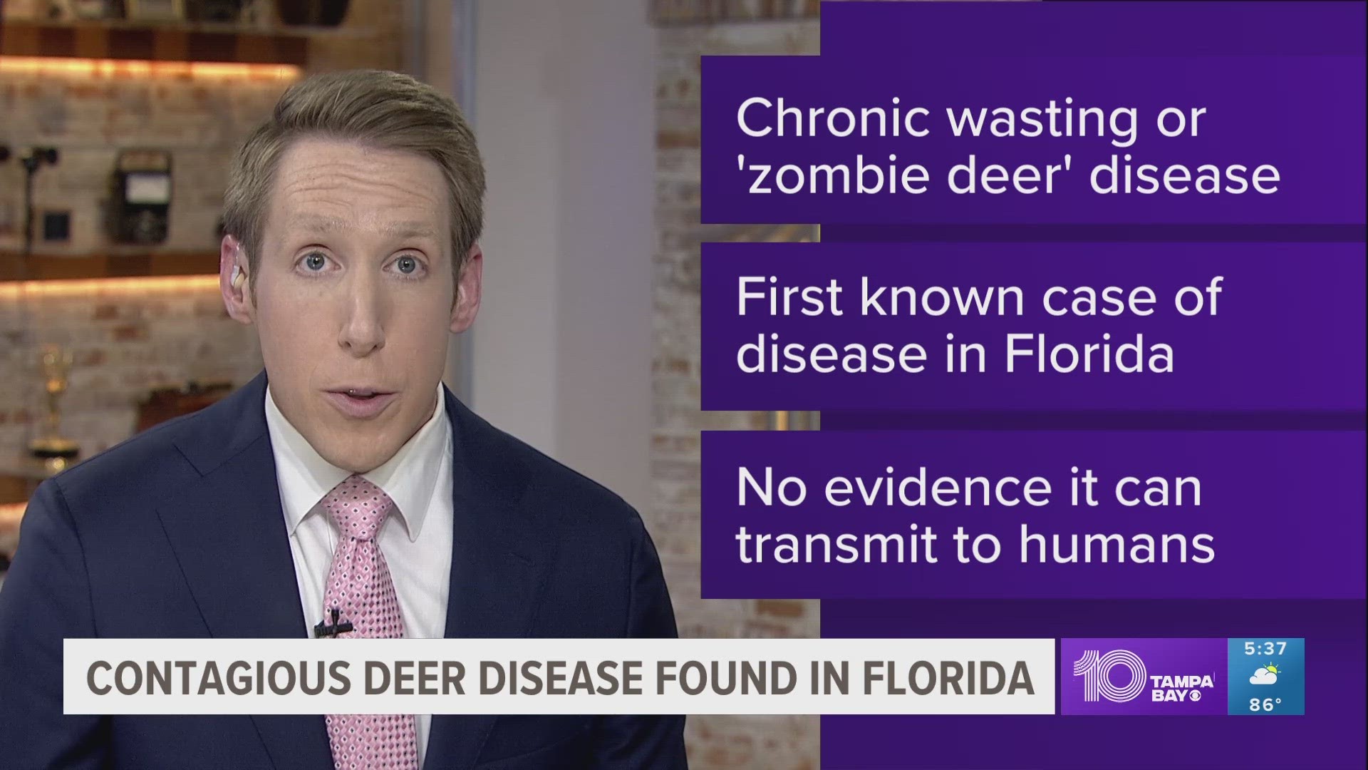 The disease has been described as similar to mad cow disease, with deer becoming emaciated and often being found isolated and trembling.