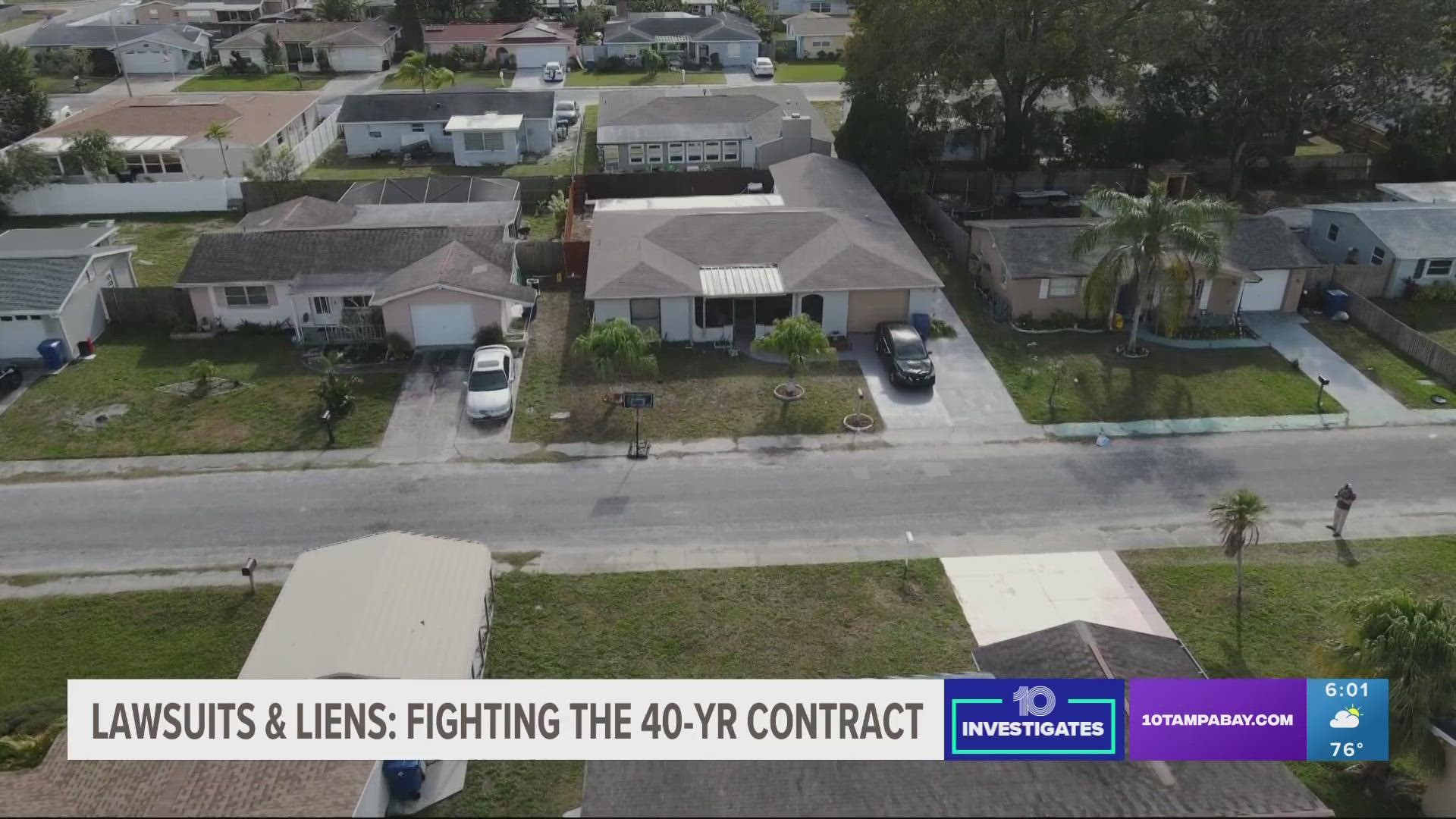 For a little cash up front, some Tampa Bay-area homeowners find themselves bound to 40-year agreements that operate like liens and costs thousands to escape.