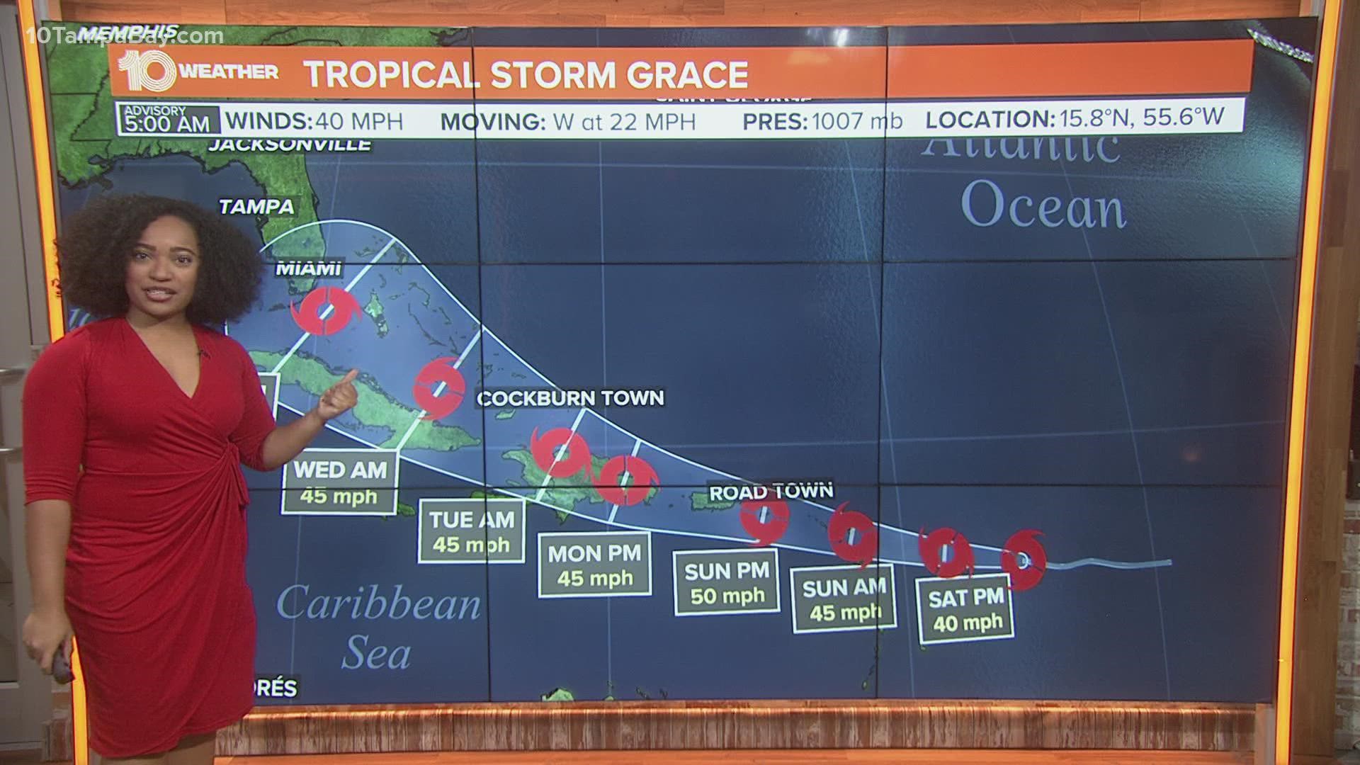 The southern part of the Sunshine State is in the storm's cone of uncertainty.