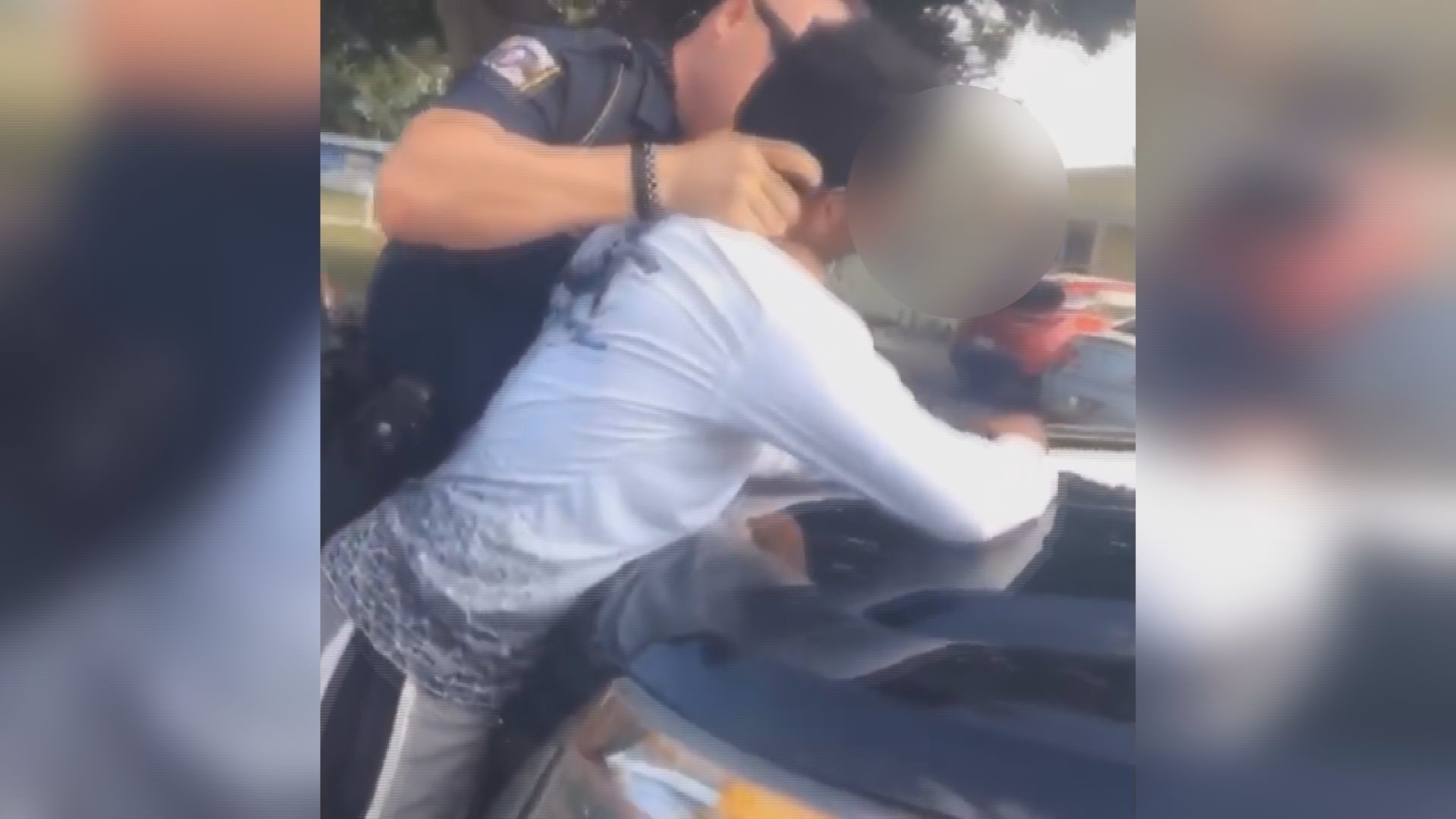 A Largo police officer was fired Tuesday following an internal affairs investigation of video that showed him grabbing a 17-year-old boy by the neck.

According to a case report obtained by 10News, Brian Livernois, 43, was accused of using inappropriate force and violating a policy regarding rude behavior or profane language. Largo Police Chief Jeffrey Undestad said the situation warranted the officer's termination.