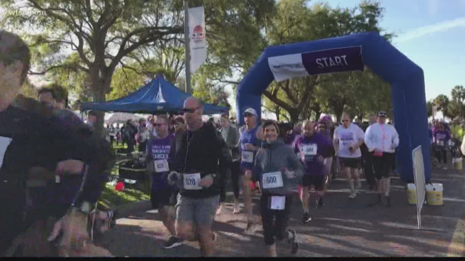 The annual 5K in downtown St. Pete raised more than $259,000 for research, clinical trials and support for families of loved ones diagnosed with pancreatic cancer.